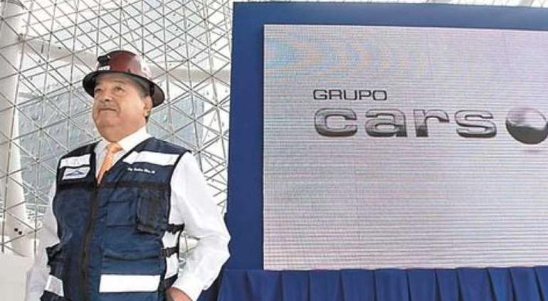lgoo de grupo carso al frente carlos slim